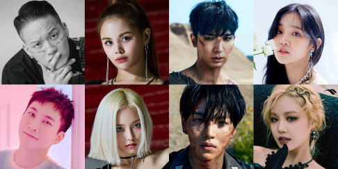 BTOB, Eunkwang, Peniel, CLC, Sorn, Yeeun, I-DLE, Yuqi, Soojin, Pentagon, Yuto, Kino
