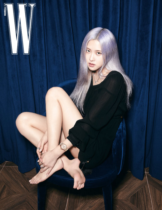 Розе (BLACKPINK) в фотосессии для журнала W Korea