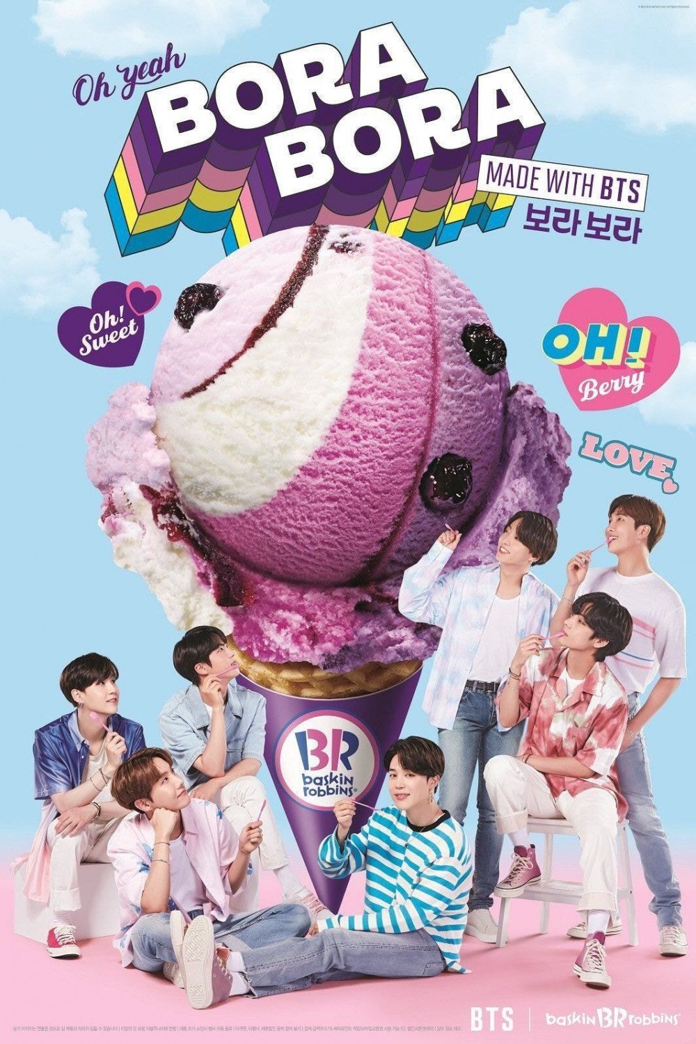 Baskin Robbins выпустил мороженое в стиле BTS