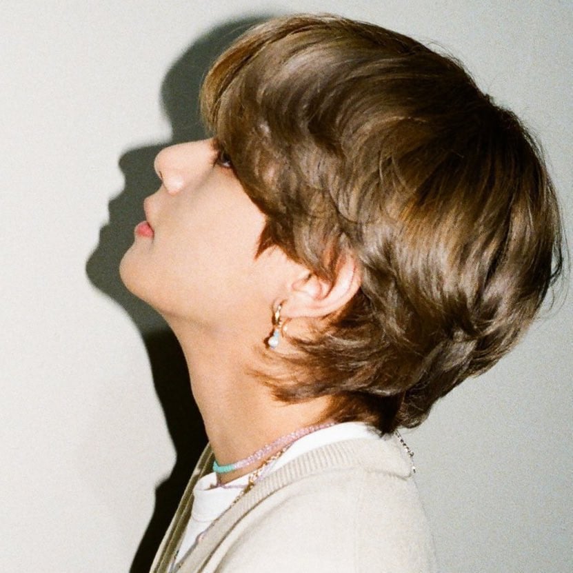 BTS V stunning visuals in the first teaser photo for “Dynamite.” 