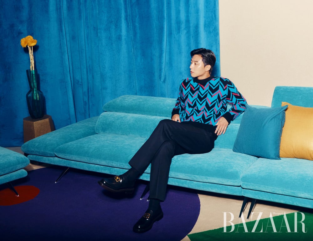 Пак Со Джун в рекламной фотосесии для журнала "Harper's Bazaar"
