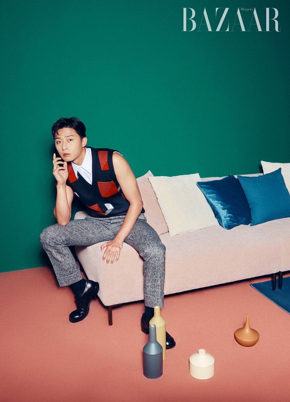 Пак Со Джун в рекламной фотосесии для журнала "Harper's Bazaar"