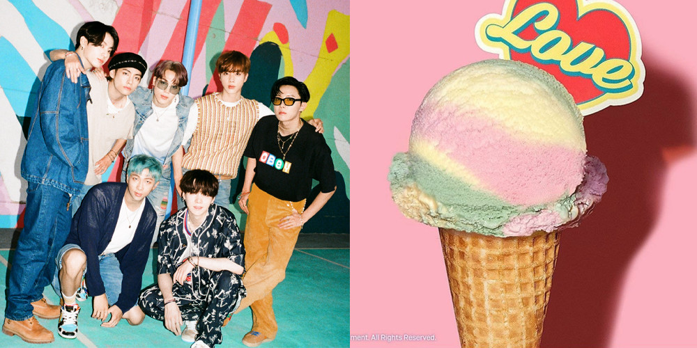 Bts X Baskin Robbins Korea Launches New Limited Edition Flavor For September Pink Love Allkpop