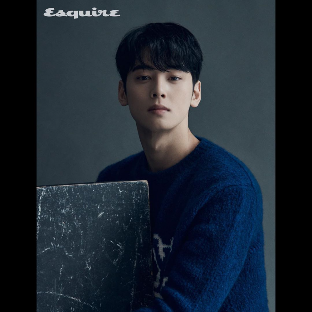 Cha Eun Woo x Esquire Behind photos - Cha Eun Woo Sarang