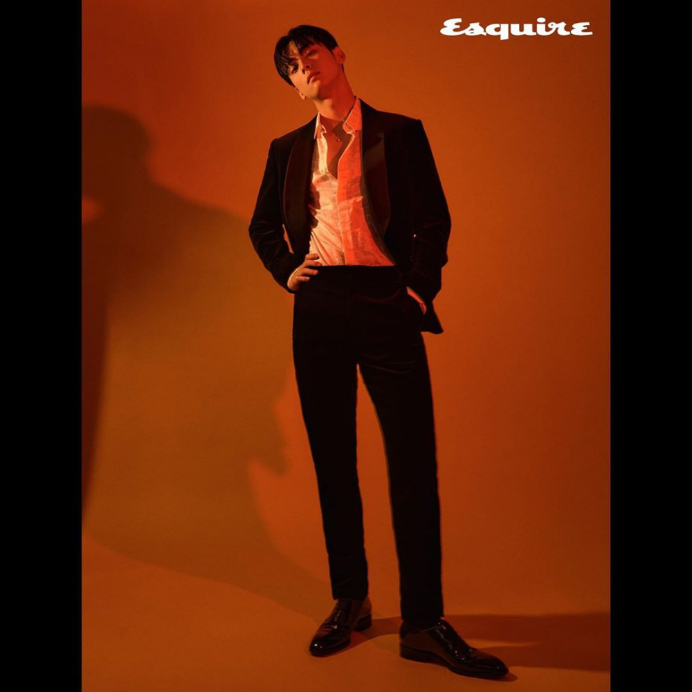 Cha Eun Woo x Esquire Behind photos - Cha Eun Woo Sarang