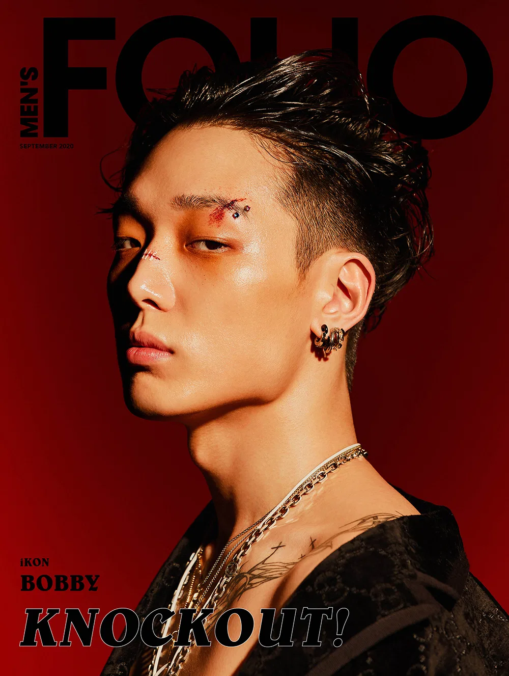 iKON's BOBBY shows off his strong aura in MEN's FOLIO shoots and talking  about racial discrimination, his music and life as a K-Pop star, loyalty to  his family and more | allkpop