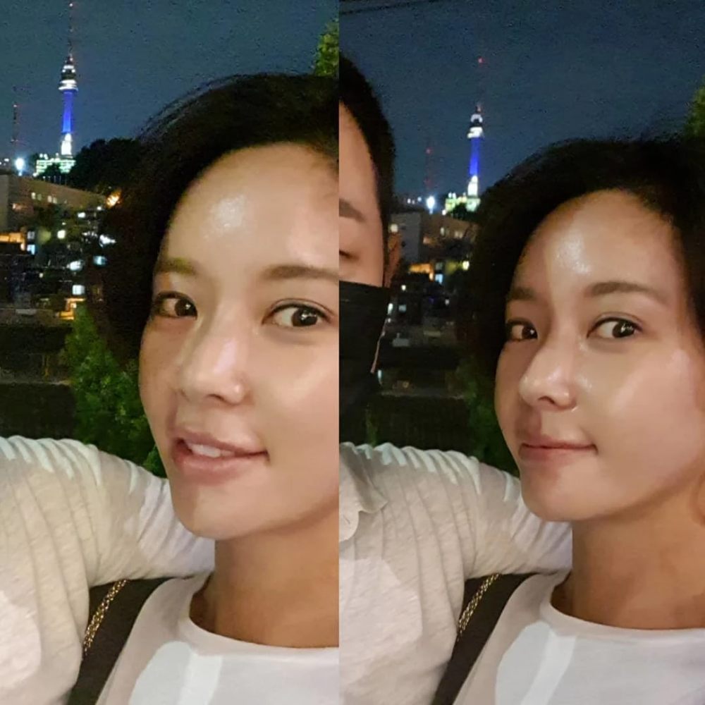 Three months before her divorce, Hwang Jung Eum posted photos of her date  with her husband on social media | allkpop