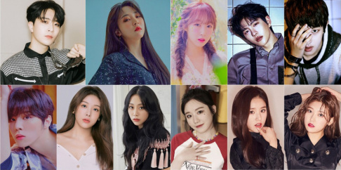 Soobin, Shuhua, Bomin, Youngjae (GOT7), HeeJin, Choerry, (Jisoo) Seo Ji Soo, Moon Byul, Yubin, Kim Woo Seok