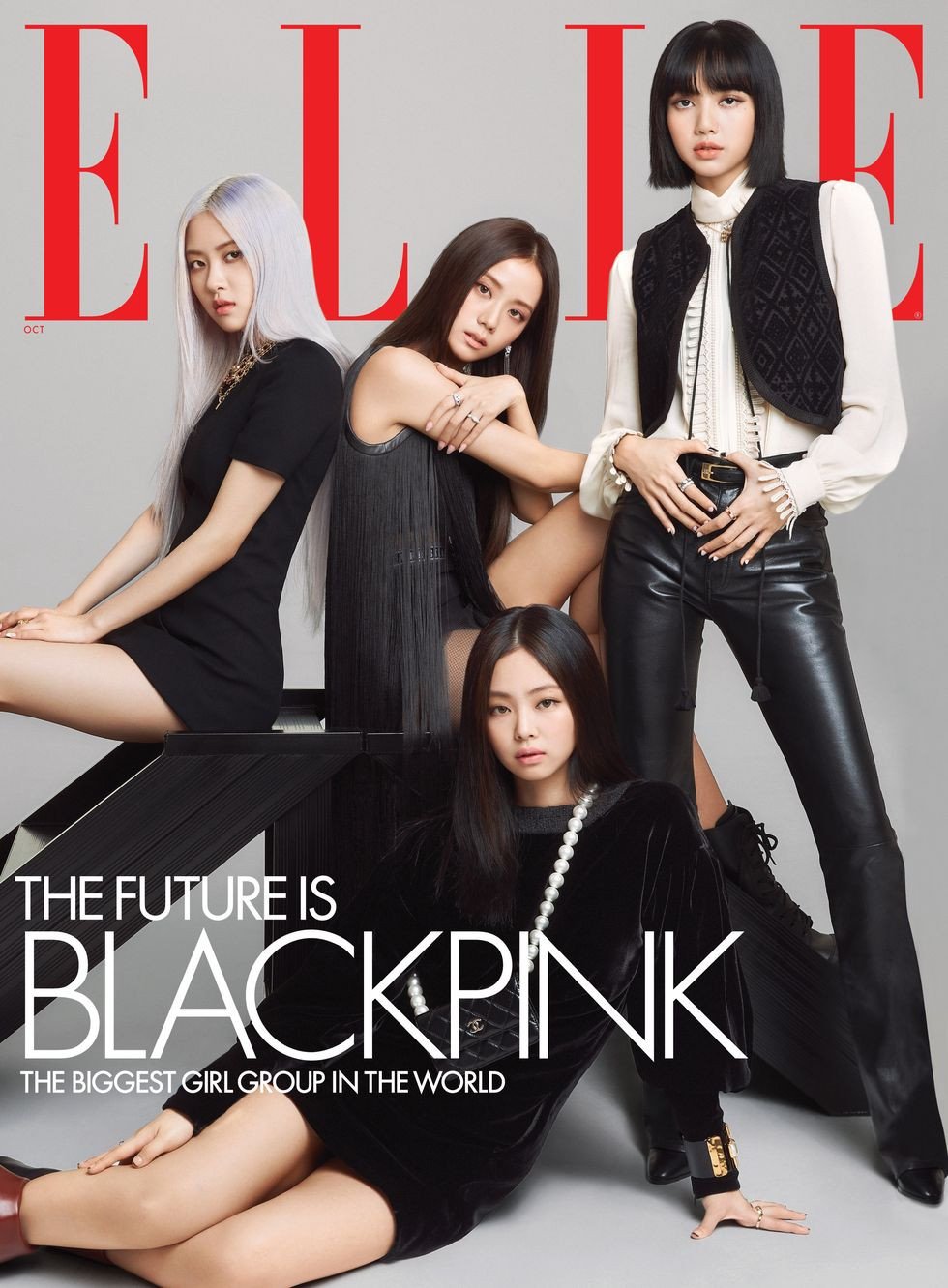 Участницы BLACKPINK выглядят роскошно в фотосессии для американского ELLE