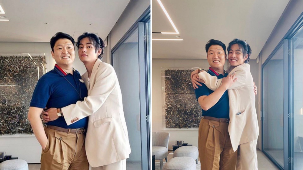 BTS' Kim Taehyung and Actor Park Bo Gum Show Off Their Sweet