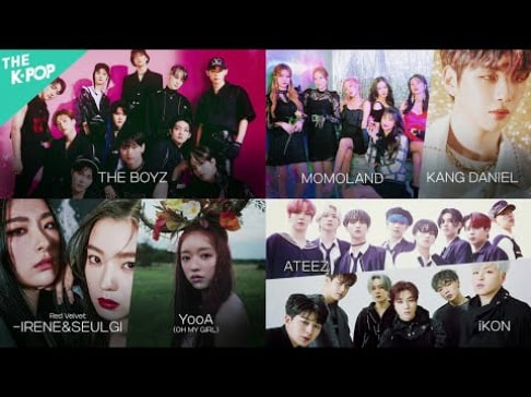 ATEEZ, iKON, Momoland, Oh My Girl, YooA, Red Velvet, Irene, Seulgi, The Boyz, Kang Daniel