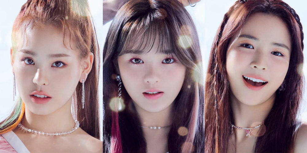 NiziU unveil teaser images of members Mako, Rio, and Maya as they