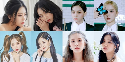 April, Naeun, Chaekyung, Cosmic Girls, Dayoung, Soobin, GFriend (Girlfriend), Eunha, Umji, (G)I-DLE, Miyeon, Yuqi, Lovelyz, (Mijoo) Lee Mi Joo, (Jisoo) Seo Ji Soo, Momoland, JooE, Nancy, Weki Meki, Choi Yoo Jung, Kim Do Yeon