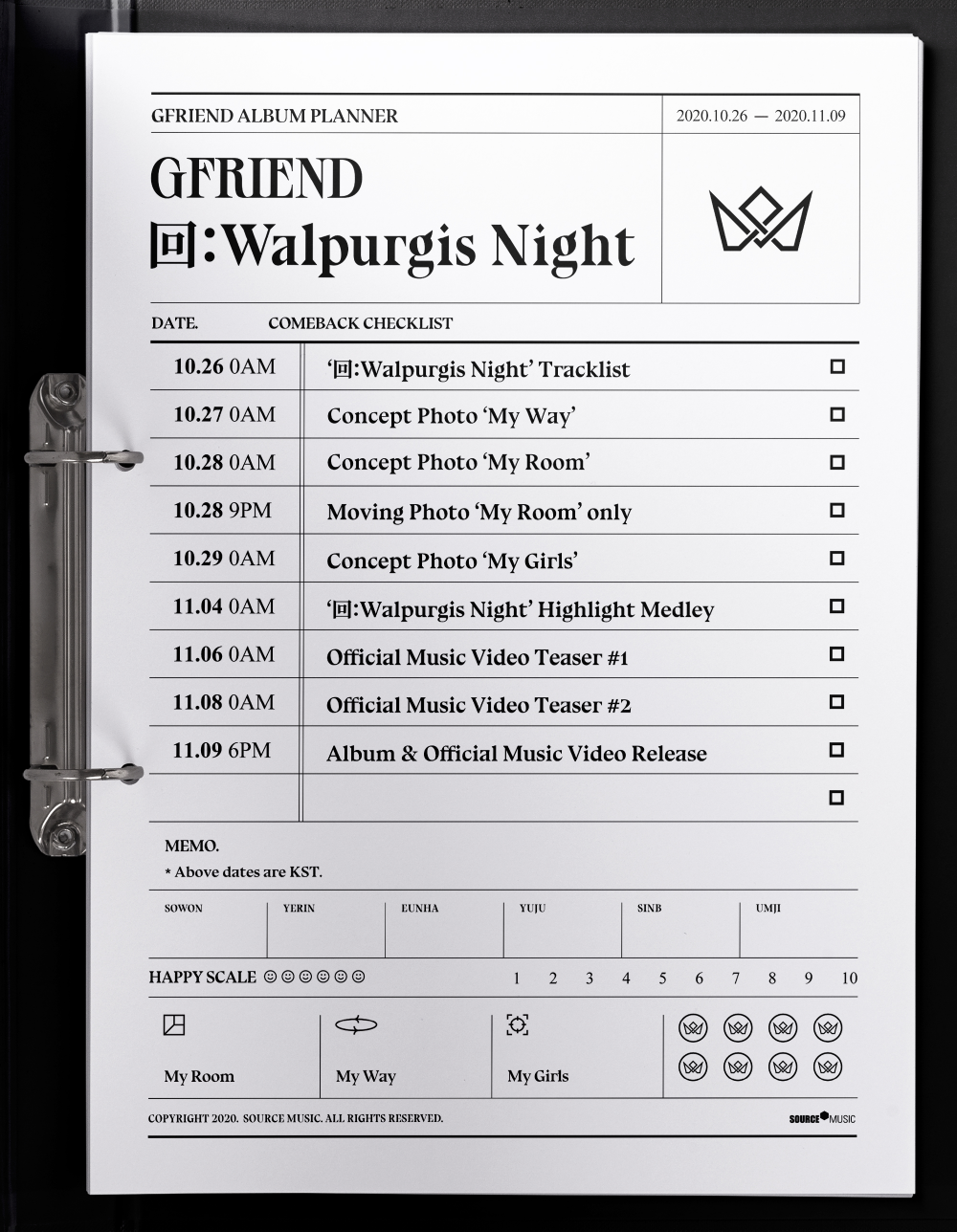 [Камбэк] Gfriend "回:Walpurgis Night"