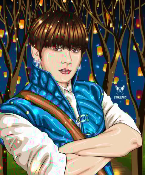 V, Jungkook, Jimin, Jin, J-Hope, SUGA, RM (Rap Monster)