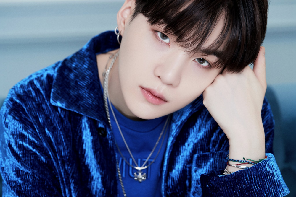 BTS's Suga Rocks Blue Hair in New "Butter" Teaser Photos - wide 1