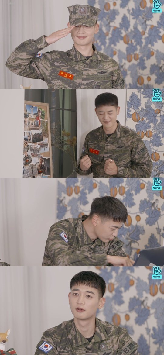 Минхо из SHINee провёл первую трансляцию в Vlive после возвращения из армии вместе с Онью