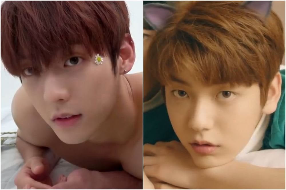 Btob S Minhyuk Txt S Soobin Are Shocked After Meeting Each Other For The First Time And Realizing How Similar They Look Allkpop