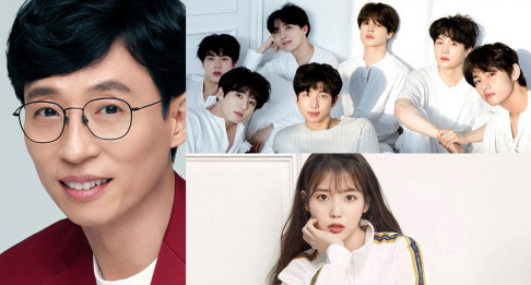 BTS, IU, misc., Yoo Jae Suk