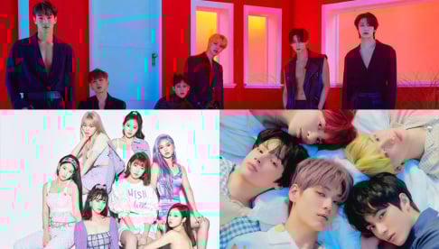 BTS, MONSTA X, Oh My Girl, TXT