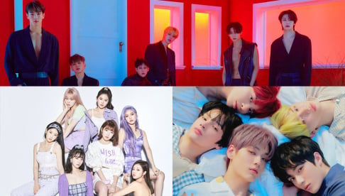 BTS, MONSTA X, Oh My Girl, TXT