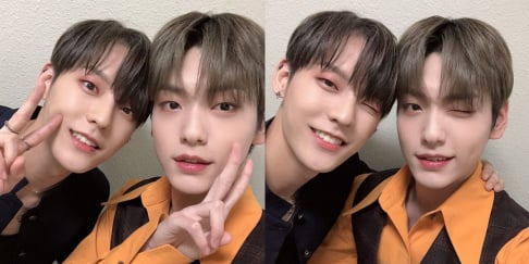 Doppelgangers Btob S Minhyuk Txt S Soobin Finally Snap Selcas Share Behind Stories About Their Encounter Allkpop