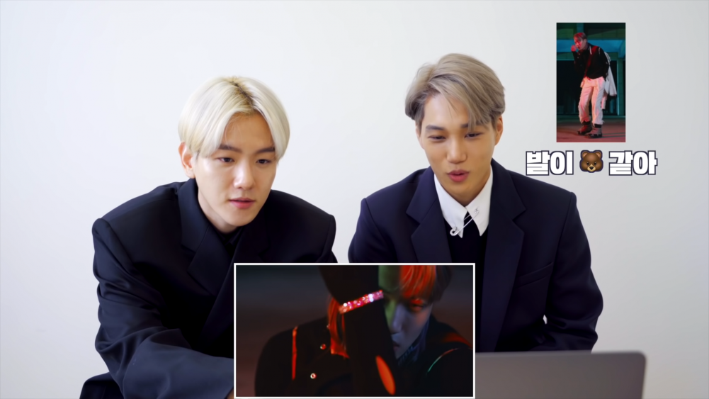 Бэкхён и Кай из EXO обсудили клип на песню "Mmmh"
