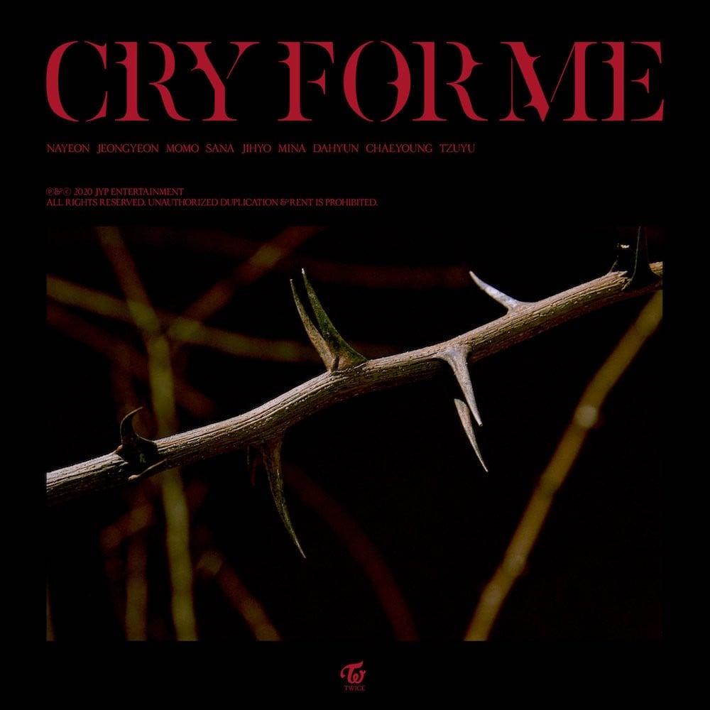 [Камбэк] TWICE "Cry For Me": опубликована официальная аудио версия "Cry For Me"