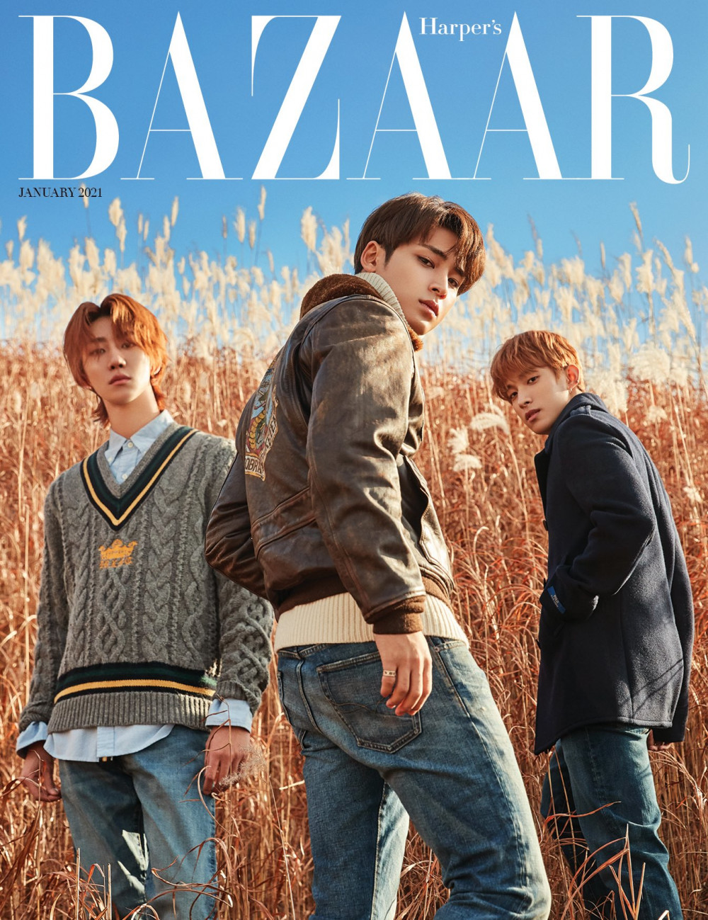 Seventeen на обложке январского выпуска журнала Harper's Bazaar