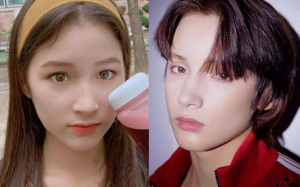 Netizens say that TXT's Hueningkai and his older sister look like twins