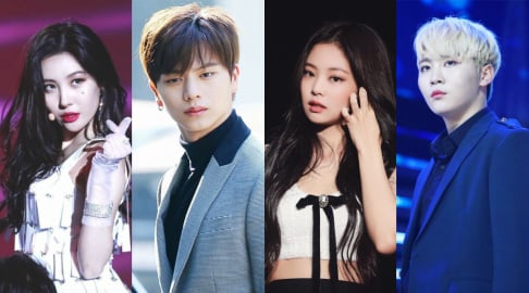 Apink, Na-Eun, Akdong Musician (AKMU), Chanhyuk, April, Naeun, ASTRO, Moonbin, G-Dragon, BLACKPINK, Jennie, BTOB, Sungjae, Ilhoon, V, J-Hope, SUGA, RM (Rap Monster), Jang Bum Joon, GFriend (Girlfriend), Yerin, Umji, Girls
