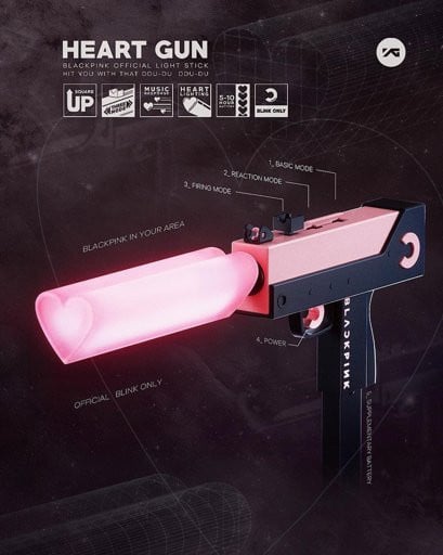 Fans want this BLACKPINK Heart Gun lightstick concept to become a reality