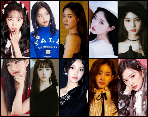 fromis_9, IZ*ONE, LOONA, STAYC, Wooah (Woo!ah!)