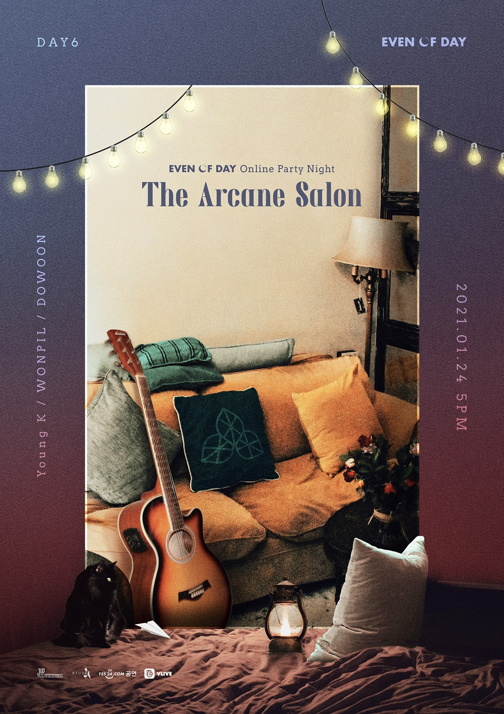 Even of Day (DAY6) объявили новую дату своего онлайн-концерта «The Arcane Salon»