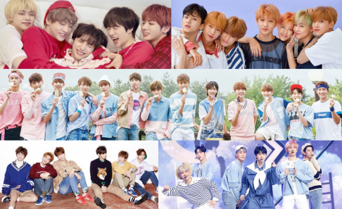 EXO, Seventeen, SHINee