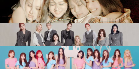 BLACKPINK, IZ*ONE, TWICE