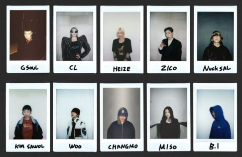 Zico, Changmo, Epik High, Tablo, G.Soul, Heize, B.I, CL 