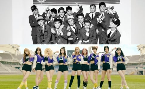 EXO, TWICE