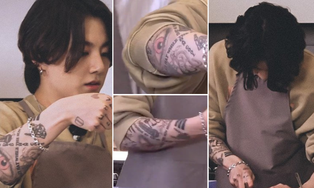 Korean netizens have mixed reactions to Jungkook's arm tattoos | allkpop
