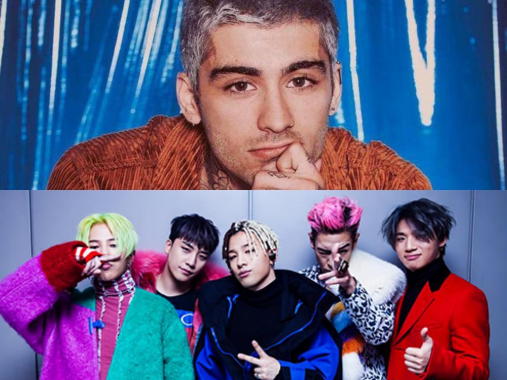 Zayn добавил песню BIGBANG в свой плейлист на Spotify