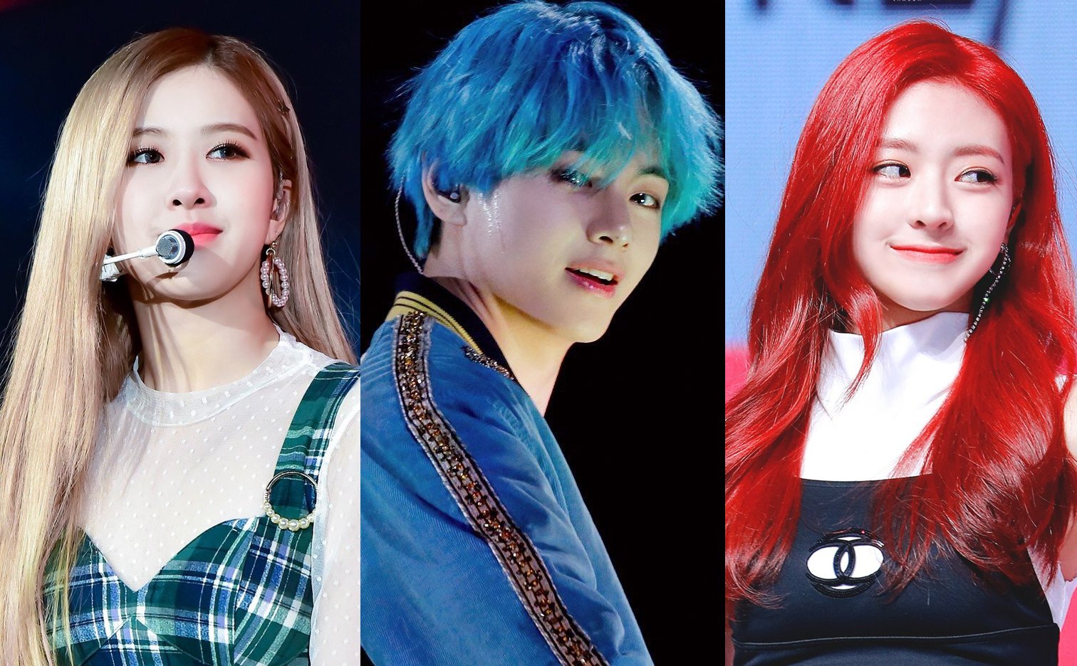 Blue Hair, Blonde? The idol members that people think of for each hair color | allkpop Blue Hair, Blonde? The idol members that people think of for each hair color | allkpop