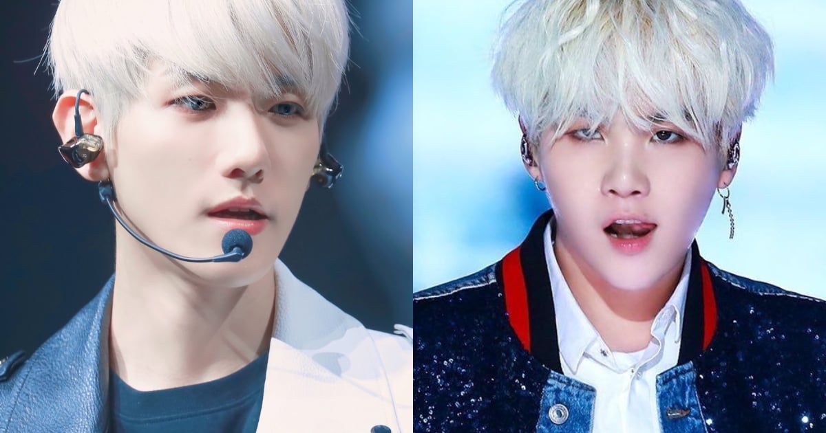 These 7 Male Idols Look Absolutely Breathtaking With White Hair | allkpop