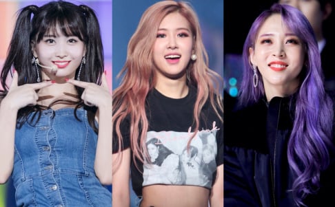 BLACKPINK, Rosé, Jo Seung Woo, MAMAMOO, Moon Byul, TWICE, Momo