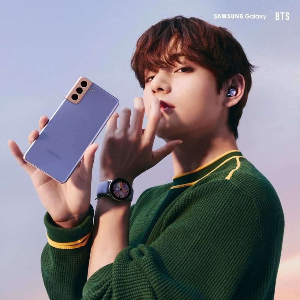 BTS в ярких рекламных фото для серии Samsung Galaxy