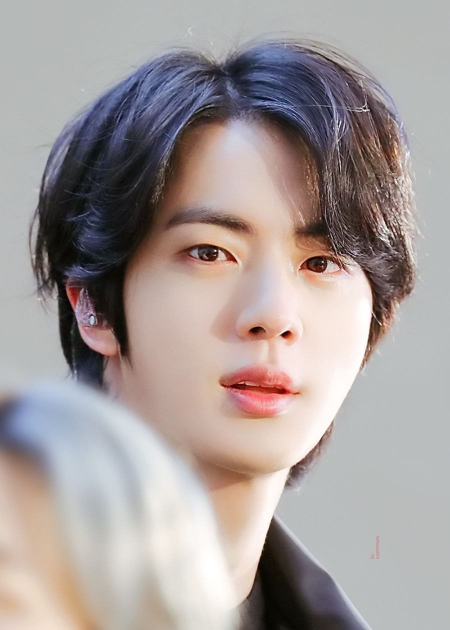 Netizens swoon over BTS  Jin  s long hair  allkpop