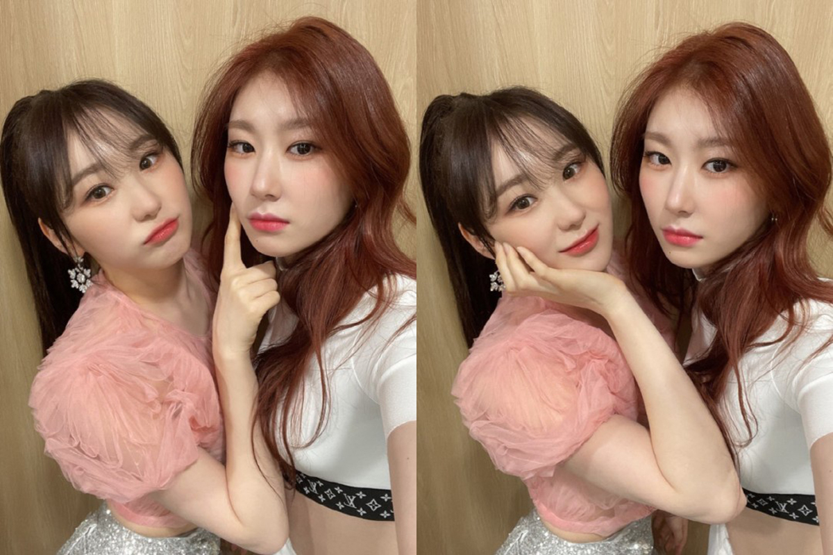IZ*ONE's Chaeyeon & ITZY's Chaeryeong hang out at the '2021 Seoul Music ...