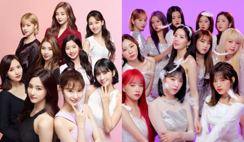 BLACKPINK, Cosmic Girls, IZ*ONE, TWICE