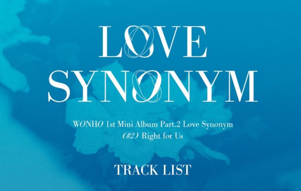Выпущен список песен сольного альбома Вонхо «Love Synonym Pt. 2»