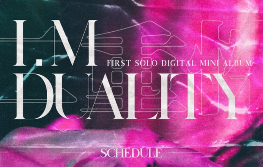I.M (MONSTA X) опубликовал расписание к сольному дебюту «Duality»