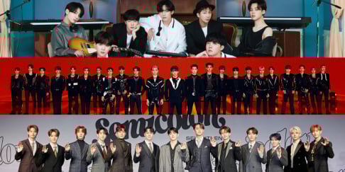 BTS, NCT, Seventeen